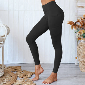 Pocket-High waist leggings - YOGA HOME