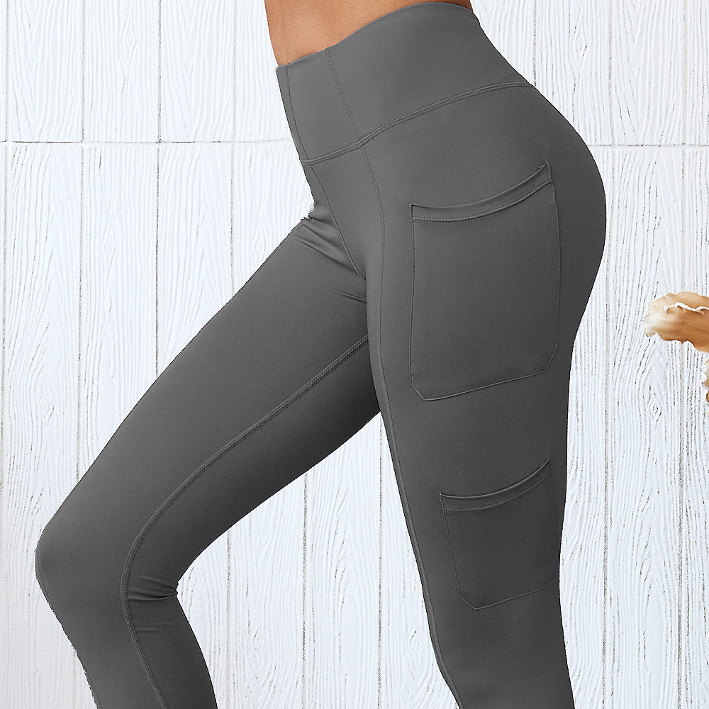 Pocket-High waist leggings - YOGA HOME