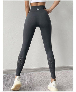 High Waist Diamond Leggings - YOGA HOME