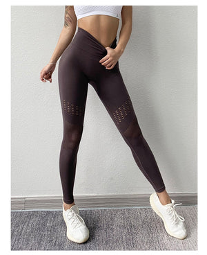 High Waist Diamond Leggings - YOGA HOME