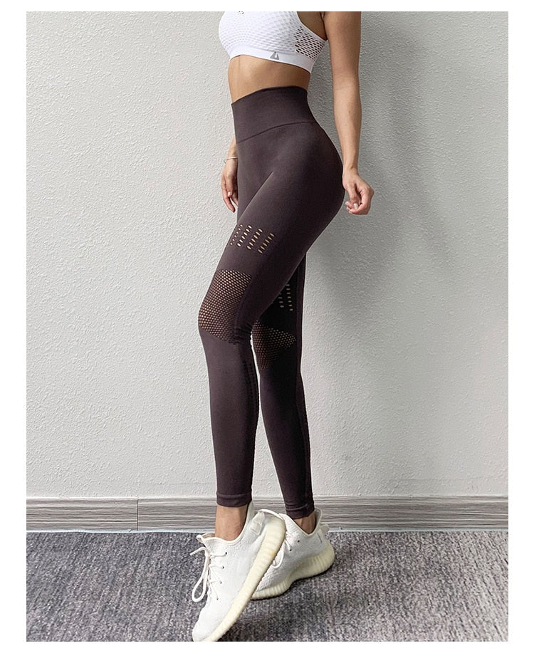 High Waist Diamond Leggings - YOGA HOME