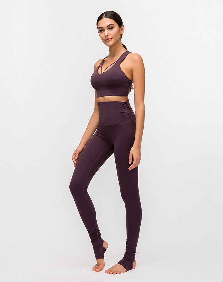 Retro Dance Leggings - High Waist - YOGA HOME