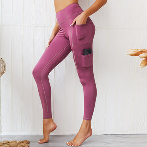 Pocket-High waist leggings - YOGA HOME